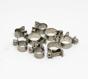 14mm – 16mm EFI 304 Stainless Steel Hose Clamps  (20 Per Pack)